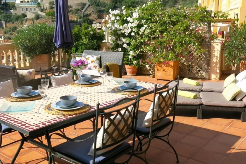 Apartamento En El Puerto De Soller Con Gran Terraza Privada Y Vistas Al Mar. Piscina Comunitaria. Localizado En Un Zona Tranquila Y Muy Soleada. Wifi Gratis Disponible. Parking. 외부 사진